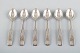 Hans Hansen 
silverware 
number 2. Set 
of six coffee 
spoons in all 
silver. 1937
Measures: 10,5 
...