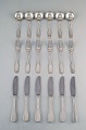 Hans Hansen 
silver cutlery 
Susanne in 
sterling 
silver.
Complete 
silver lunch 
service for six 
...