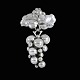 Georg Jensen. 
Sterling Silver 
Grapes Brooch 
#217B. 
Designed by 
Harald Nielsen 
1892 - 1977 in 
...