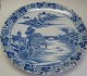 Chinese dish, 
20th century. 
Decorated in 
blue in 
transfer 
technique; 
Decoration in 
the form of ...