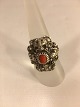 
Coral filigree 
Ring.
Length of the 
top of the 
ring: 2.5 cm. 
Dredde: 2 cm.
Ring size: ...