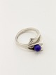 Sterling silver ring  with blue stone
