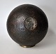 Canon ball, 18/19. C. Denmark. Iron with lead. Dia: 13 cm.