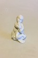 Bing & Grondahl 
Blanc de Chine 
Figurine of 
Child on Fish 
with Fish No 
4038. Designed 
by Kai ...