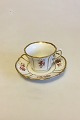 Dahl Jensen 
Dronning Mocca 
Cup and Saucer 
with Gold and 
Pierced Border. 
Measures Cup: 7 
cm / 2 ...