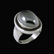 Georg Jensen. 
Sterling Silver 
Ring with 
Hematite #46A - 
Harald Nielsen.
Designed by 
Harald ...