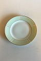Bing & Grondahl 
Service with 
green 
decoration with 
gold on form 
507(Herregaard) 
Lunch Plate No 
...