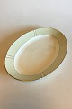 Bing & Grondahl 
Service with 
green 
decoration with 
gold on form 
507(Herregaard) 
Oval Dish No 1 
...