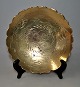 Chinese bronze 
dish, 19/20. C. 
Decorated with 
a dragon. With 
ruffled edge. 
Slide: 20 cm. 
...