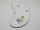 Bing & Grondahl 
Sachian Flower 
on white 
porcelain, moon 
shaped tray.
Decoration 
number ...
