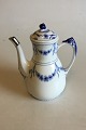 Bing & Grondahl 
Empire Coffee 
Pot No 91A. 
With 
Repair/Silver 
Mounting on 
spout. Measures 
24 cm / ...
