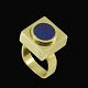 Boy Johansen. 
14k Gold Ring 
with Lapis 
Lazuli - 1960s.
Designed and 
crafted by 
Svend Erik Boy 
...