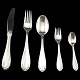 Elisabeth 
silver cutlery; 
a complete set 
silver cutlery 
for 6 persons. 
Made in 
hallmarked ...