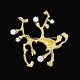 Viggo Wollny. 
18k Gold Brooch 
with Diamonds 
1,30ct.
Designed and 
crafted by 
Viggo Wollny - 
...