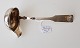 Mussel cream 
spoon in silver 

Stamped O.S. - 
Ole Peter 
Syndergaard 
1812-59 Aalborg
Length 18 cm.
