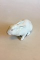 Royal 
Copenhagen 
Figurine of 
Albino Rabbit. 
Measures 20.5 
cm / 8 5/64 in.