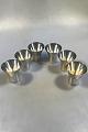 Elon Arenhill 
Sweden, 
Sterling Silver 
Set of 6 Cups H 
7 cm/2.75" 
Weight 56.1 
gr/1.98 oz per 
cup ...