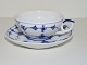 Royal Copenhagen Blue Fluted Plain, small cup with matching saucer.Decoration number ...