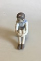 Bing & Grondahl 
Figurine 
"Schools Out" 
No 1742. 
Measures 13 cm 
/ 5 1/8 in.
