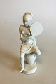 Royal 
Copenhagen 
Figurine of  
Woman with fan 
No 12486. 
Designed by 
Bode Willumsen. 
Measures 23 ...