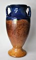 Classic Jugend 
vase, 
earthenware, 
20th century 
Denmark. With 
two handles. 
Brown and blue 
glazed. ...
