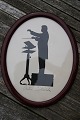 Silhouette felt-tip drawing of thr Hungarian conductor Arthur Nikisch (12 October 1855 – 23 ...