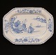A large blue 
decorated 18th 
century faience 
plate
Signed 
Stockholm, 
Sweden, 
27.3.1757
L: ...