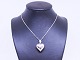 Heart shaped 
pendant of 925 
sterling 
silver, stamped 
CORO.
1,5 x 2 cm.