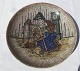 Bornholm 
ceramics, 
Michael 
Andersen, 
Relief / dish, 
29.5cm * 
Perfect 
condition *