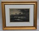 Carl Locher 
1898 Evening 
Mood at the 
Seaside 29.5 x 
25.7 cm 
including frame
Signed  CL 
Carl ...