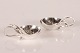 Georg Jensen 
Silver
Salt Dish with 
Spoon dessin no 
110
Length 5 cm 
With stamp 
after ...