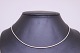 Short necklace 
of 925 sterling 
silver, stamped 
JAa.
42 cm x 0,2 
cm.