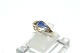 Elegant Ring 
with. lapis and 
zirconia in 14 
carat gold
piston: 585
Size 56
Nice and well 
...