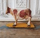 Danish prison 
toy "cow on 
wheels" 
Height 14.5 
cm. Length 20 
cm.