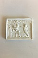 Royal 
Copenhagen 
Bisquit "Amor 
with a swan and 
boys picking 
fruit 
(summer)". Copy 
of relief ...