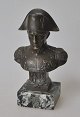 Napoleon bust of bronze, 19th century, France. A. Azozi. Cast of: A. Renard. Fot of green ...