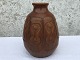 Ceramic vase, 
Brown glaze, 
23cm high, 
approx. 15cm in 
diameter, 
Signed: Alma 
Denmark. *Nice 
...