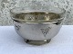 Silver plated 
bowl with glass 
insert, 12cm 
high, 19.5cm in 
diameter, 
decorated with 
fruit ...