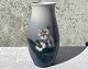 Bing & 
Grondahl, Vase 
# 344/5249, 
Harvest 
anemones, 
21.5cm high, 
1.Sorting * 
Perfect 
condition *