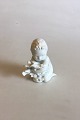 Bing & Grondahl 
Blanc de Chine 
Figurine of 
Child with 
seaweed No 
2266. Measures 
10 cm / 3 15/16 
in.
