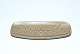 Releif Nissen Kronjyden stoneware frame envelope ashtrayLeaf-shaped patternSOLD
