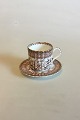 Copeland 
Porcelain with 
gold Mocca Cup 
and Saucer. 
Measures 5.5 cm 
/ 2 11/64 in. x 
5.4 cm / 2 ...