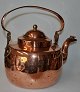 Antique Danish 
copper kettle, 
19th century. 
Stamped NJ. 
With handle. 
H.: 22 cm.
Really nice 
...