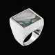 Palle Bisgaard 
- Denmark. 
Sterling Silver 
Ring with 
Abelone #14. 
1960s
Designed and 
crafted by ...