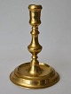 Naestved 
chandellier in 
brass, 18th 
century 
Denmark. Round 
foot and 
profiled stem. 
H: 16 ...