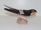 Bing & Grondahl 
bird figurine, 
swallow.
The factory 
mark shows, 
that this was 
produced ...