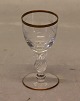 Seagull  Lyngby Glass - stemware with gold and gulls