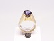 Ring of 14 ct. 
gold decorated 
with amethyst 
and stamped 
VASA.
Size - 62.