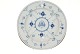 Bing & Grondahl Iron Porcelain Blue Painted "Blue Fluted Ribbed" Deep PlateWith logo in the middle: St RegisSOLD