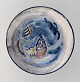 Julie Bloch 
Kyhn for 
Kähler, 
Denmark. Hand 
painted unique 
bowl in glazed 
ceramics with 
fish ...